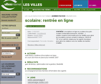 classement ville Internet